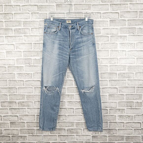 CITIZENS of HUMANITY Premium Vintage sz 29 Liya High Rise Classic Fit Crop Jeans - Picture 1 of 12